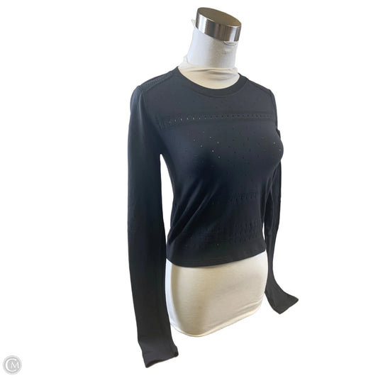 Athletic Top Long Sleeve Crewneck By Calia In Black, Size: S