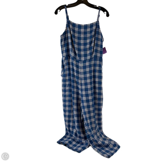 Jumpsuit By Old Navy In Blue & White, Size: L