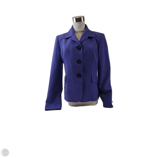 Blazer By Kasper In Purple, Size: S