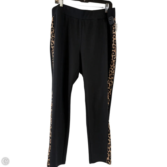 Pants Leggings By Michael By Michael Kors In Black & Tan, Size: 2x