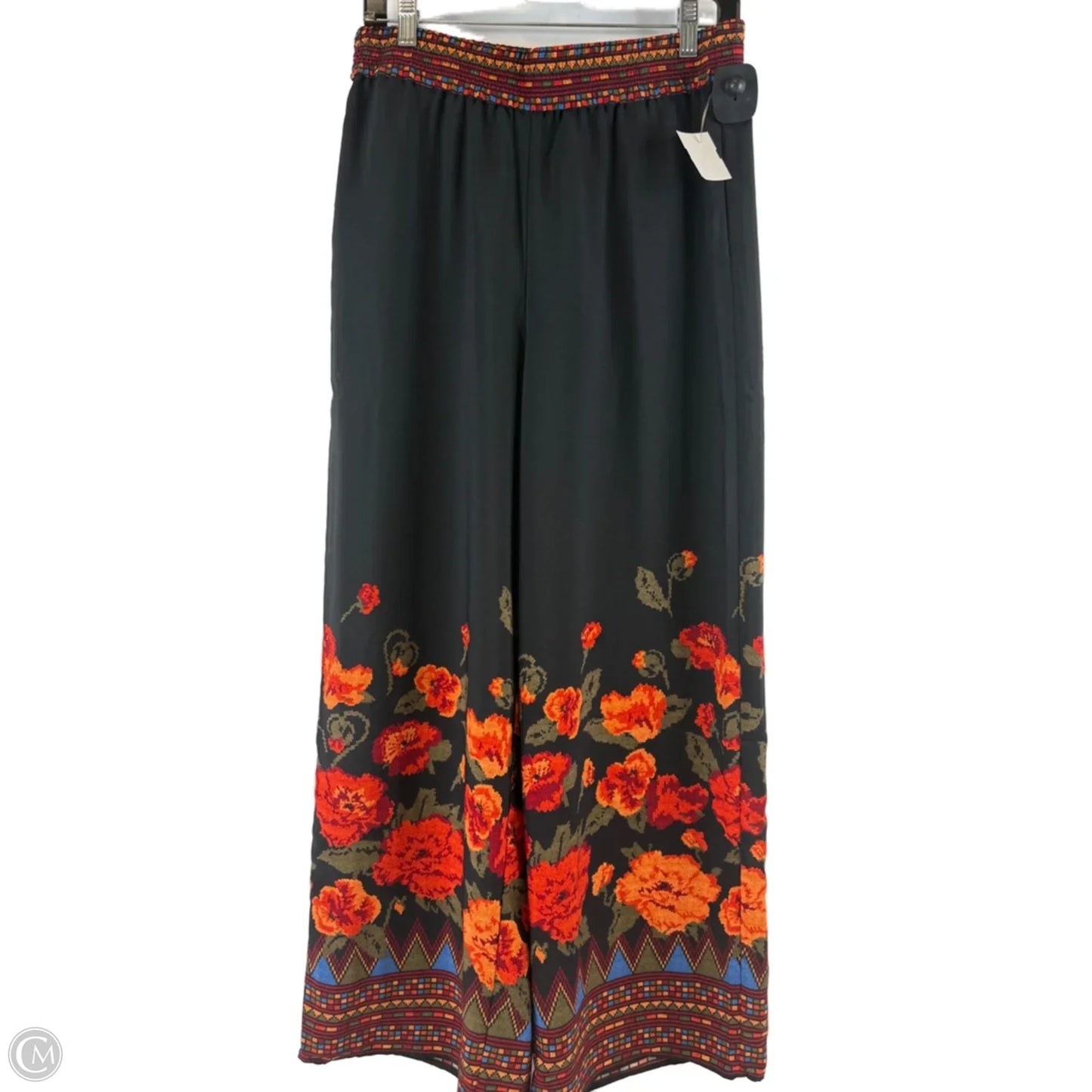Pants Wide Leg By Rachel Zoe In Black & Orange, Size: 8