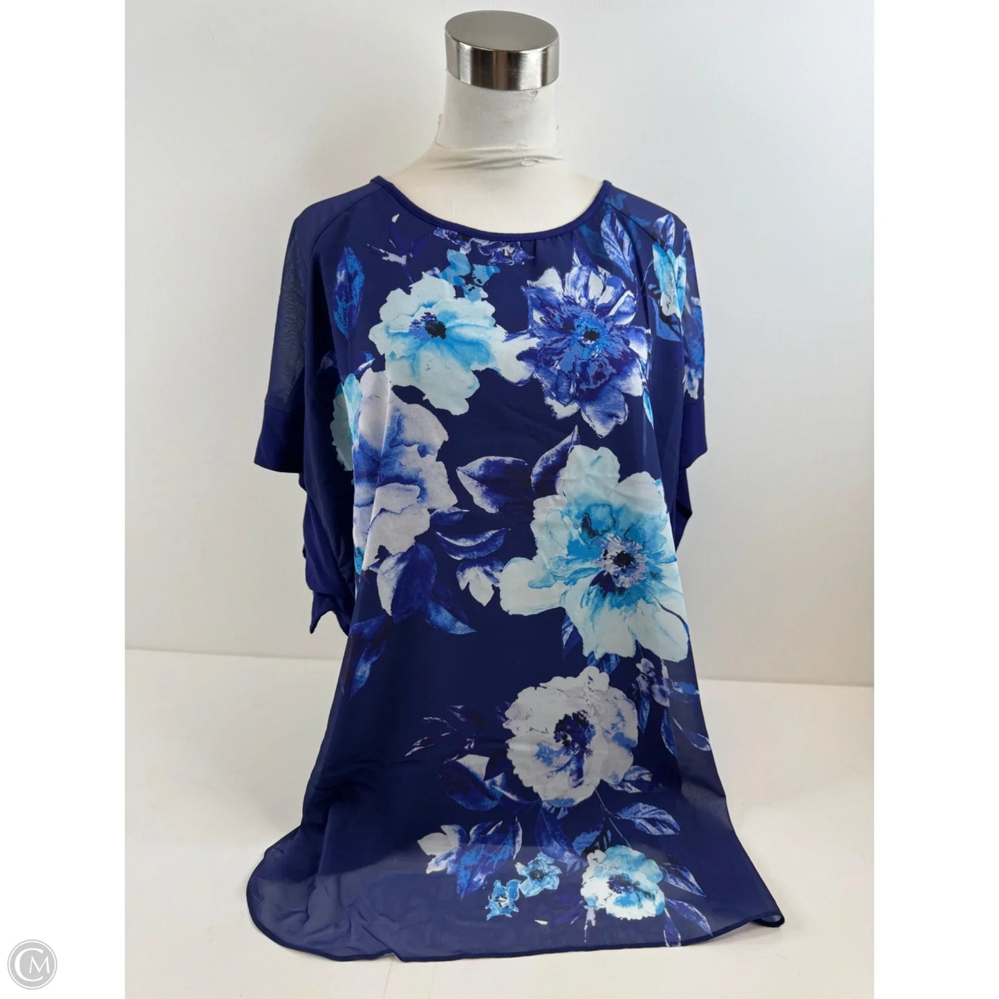 Top Short Sleeve By Clothes Mentor In Purple, Size: 2x