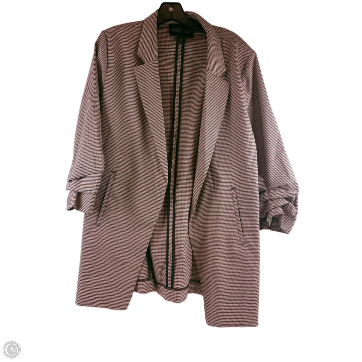 Blazer By Rachel Zoe In Black & Tan, Size: L