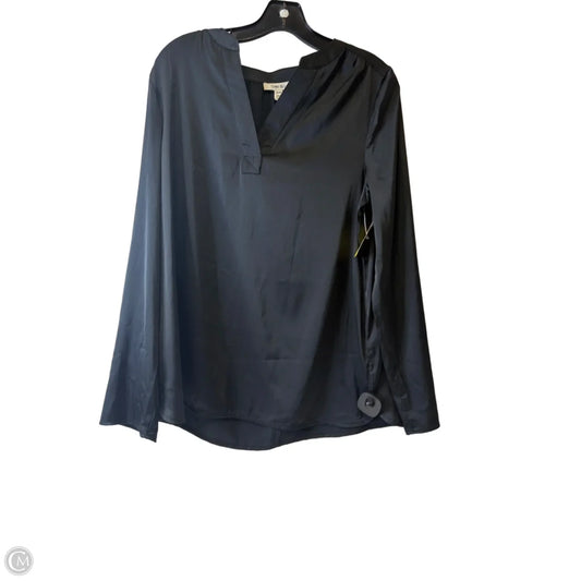 Top Long Sleeve By Como Blu In Black, Size: M