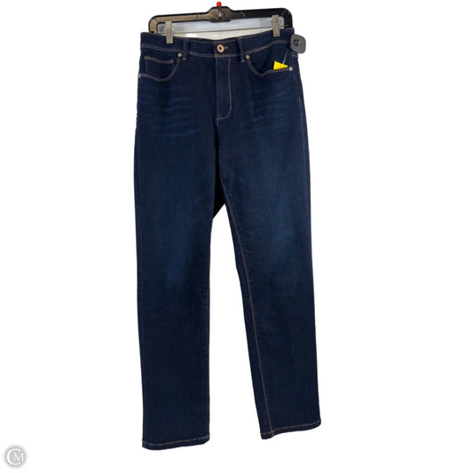 Jeans Straight By J. Jill In Blue Denim, Size: 10p