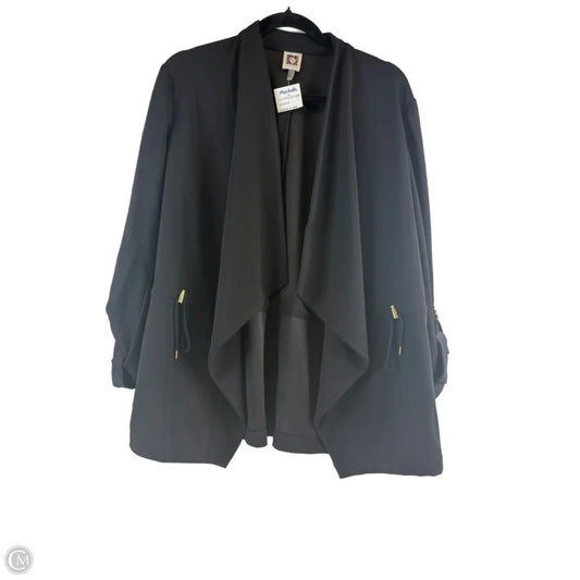 Blazer By Anne Klein In Black, Size: L