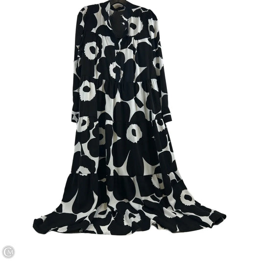 Dress Casual Maxi By Clothes Mentor In Black & White, Size: M