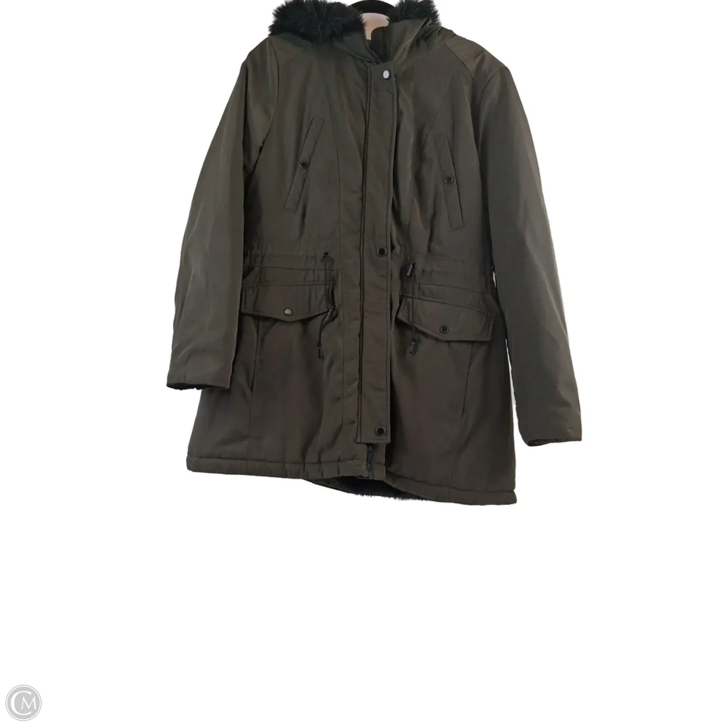 Coat Parka By Marc New York In Green, Size: L