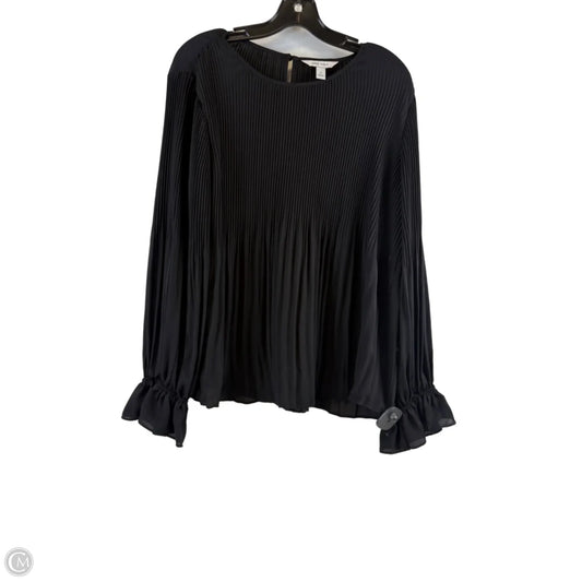 Top Long Sleeve By Nine West Apparel In Black, Size: M