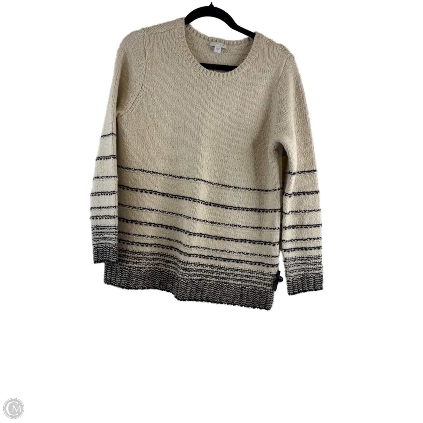 Sweater By J. Jill In Black & Cream, Size: S