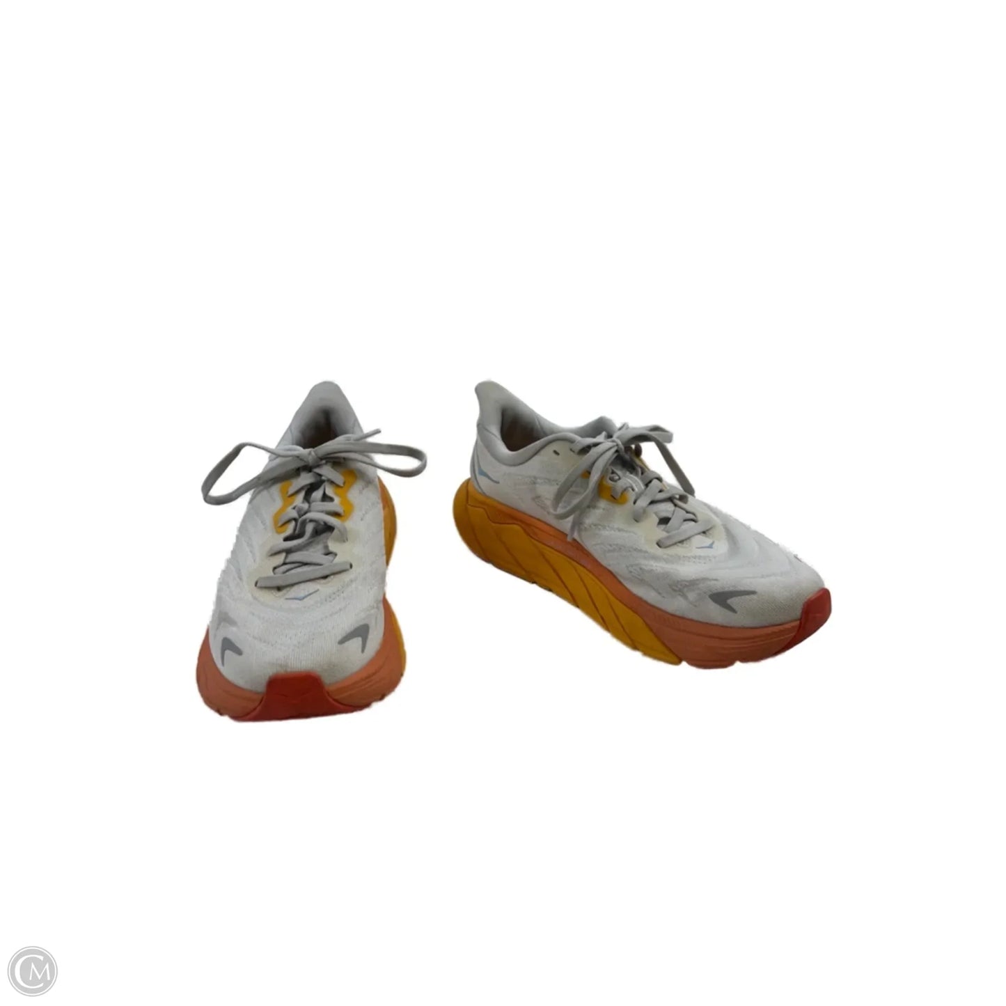 Shoes Athletic By Hoka In Orange & White, Size: 6.5