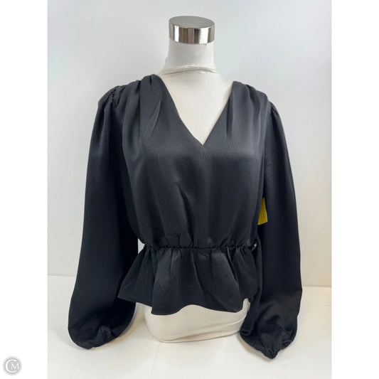 Top Long Sleeve By Express In Black, Size: M
