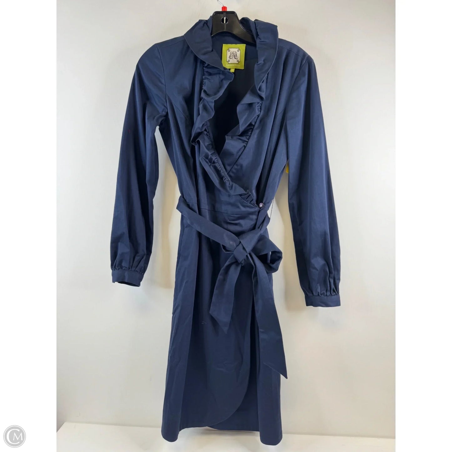 Dress Casual Midi By Elizabeth Mckay In Navy, Size: Xs
