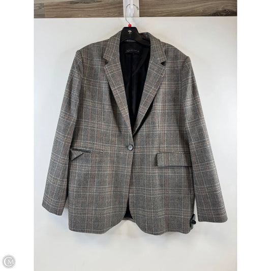 Blazer By Zara In Black & Tan, Size: Xl