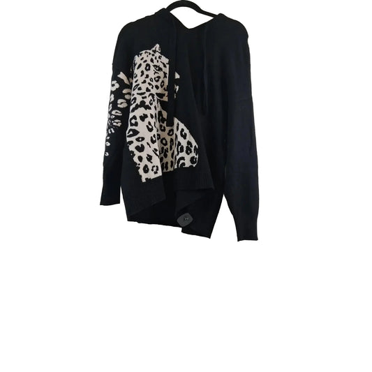 Sweater By Torrid In Black & White, Size: L