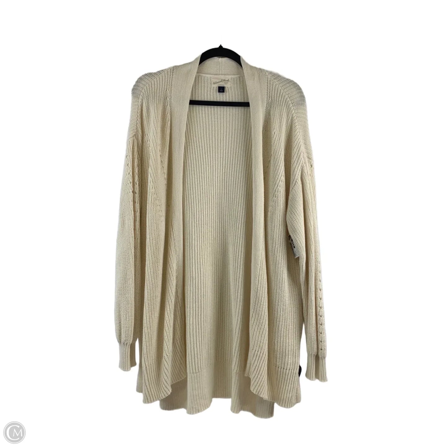 Sweater Cardigan By Universal Thread In Cream, Size: 9.5
