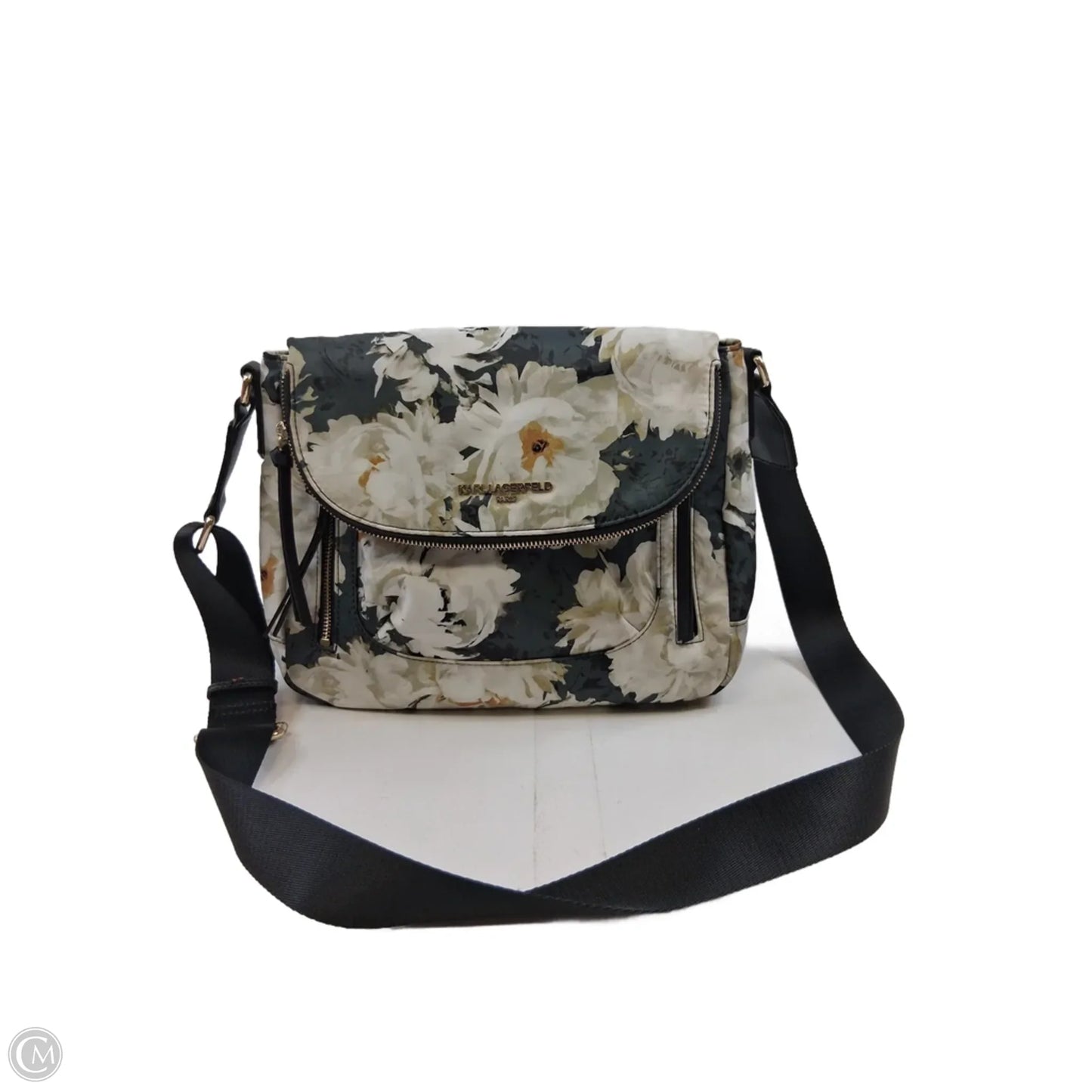 Crossbody Designer By Karl Lagerfeld, Size: Large