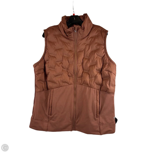 Vest Puffer & Quilted By Calia In Copper, Size: Xl