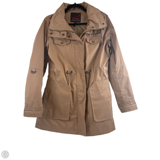 Jacket Utility By Yoki In Brown, Size: M