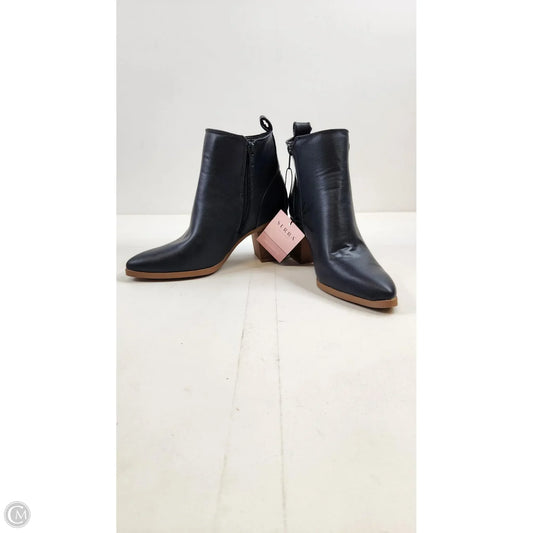Boots Ankle Heels By Serra In Navy, Size: 7