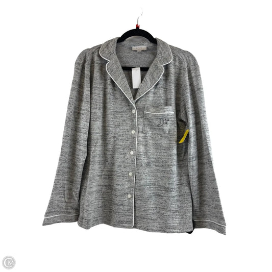 Pajamas 2pc By Loft In Grey, Size: M