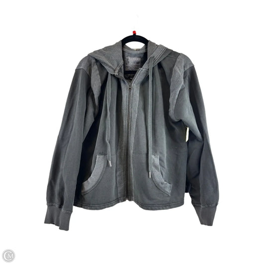 Sweatshirt Hoodie By C And C In Grey, Size: L