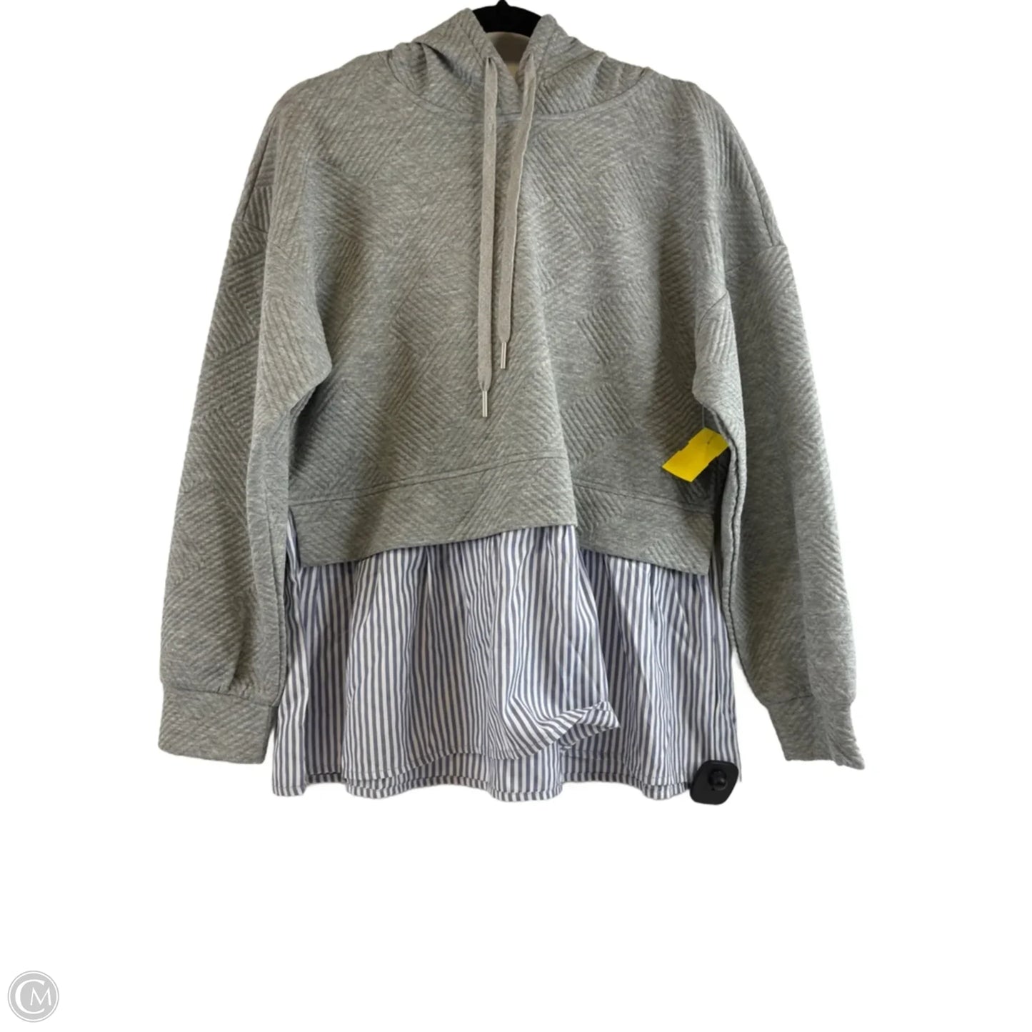 Top Long Sleeve By Jodifl In Blue & Grey, Size: M