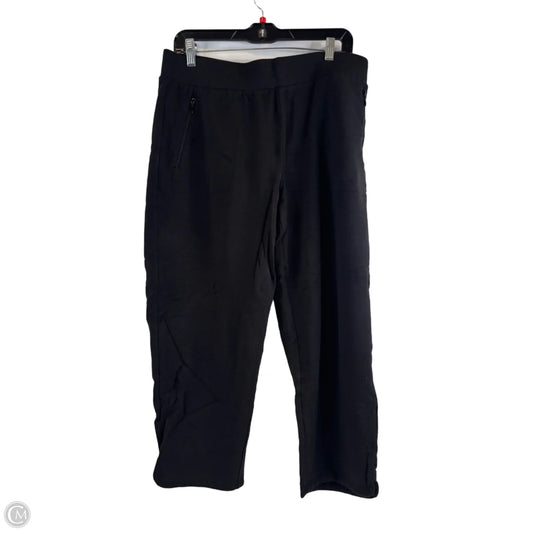 Athletic Pants By Talbots In Black, Size: L