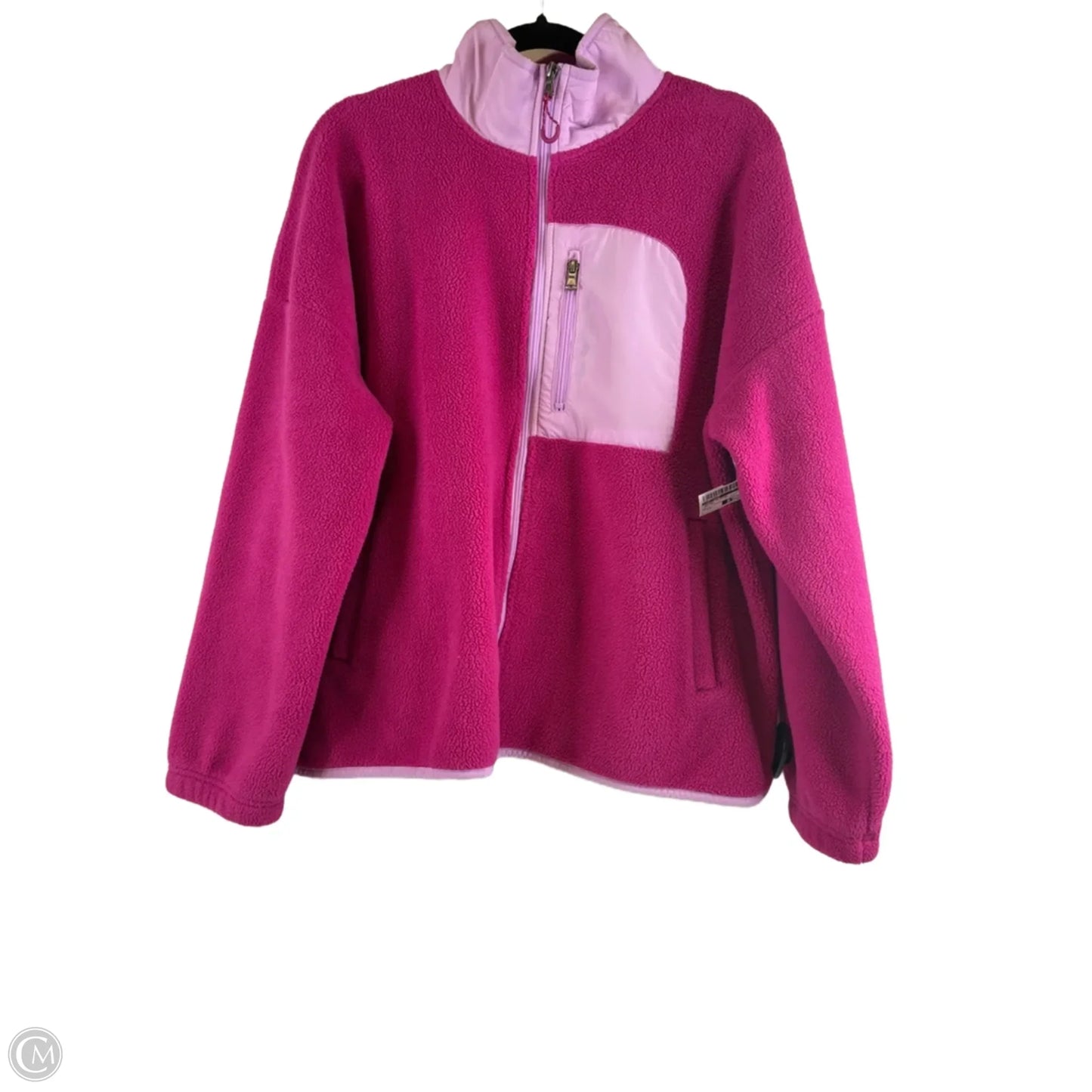 Jacket Fleece By Tek Gear In Yellow, Size: S