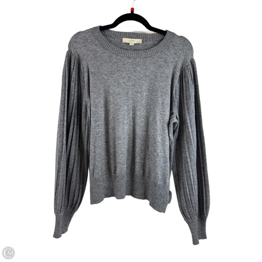 Top Long Sleeve By Loft In Grey, Size: Xl