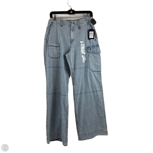 Jeans Wide Leg By Nautica In Blue Denim, Size: 6