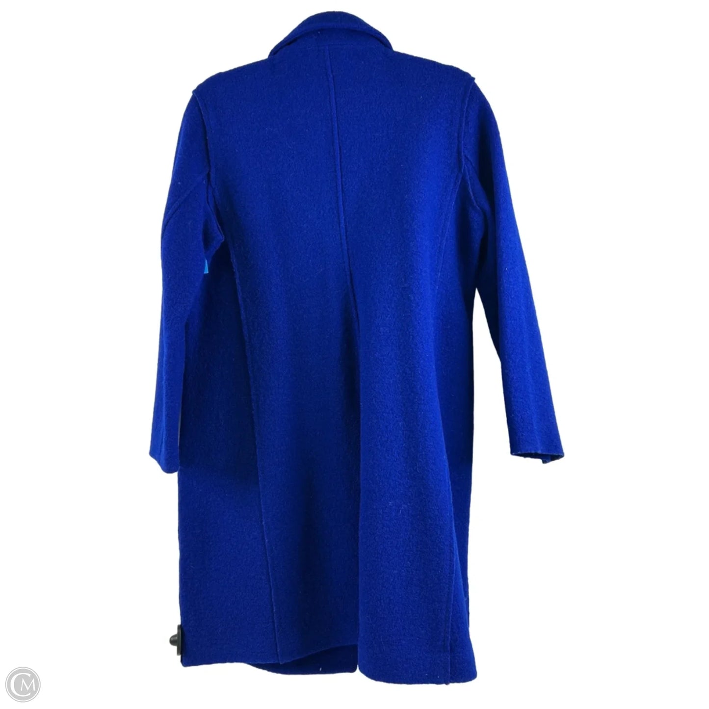 Coat Wool By J. Crew In Blue, Size: S