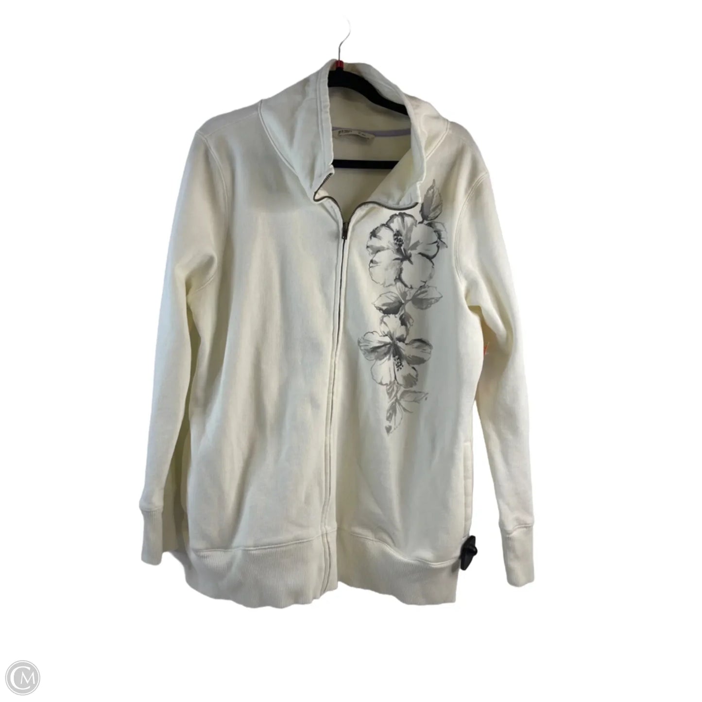 Sweatshirt Collar By Old Navy In Cream & Tan, Size: Xl