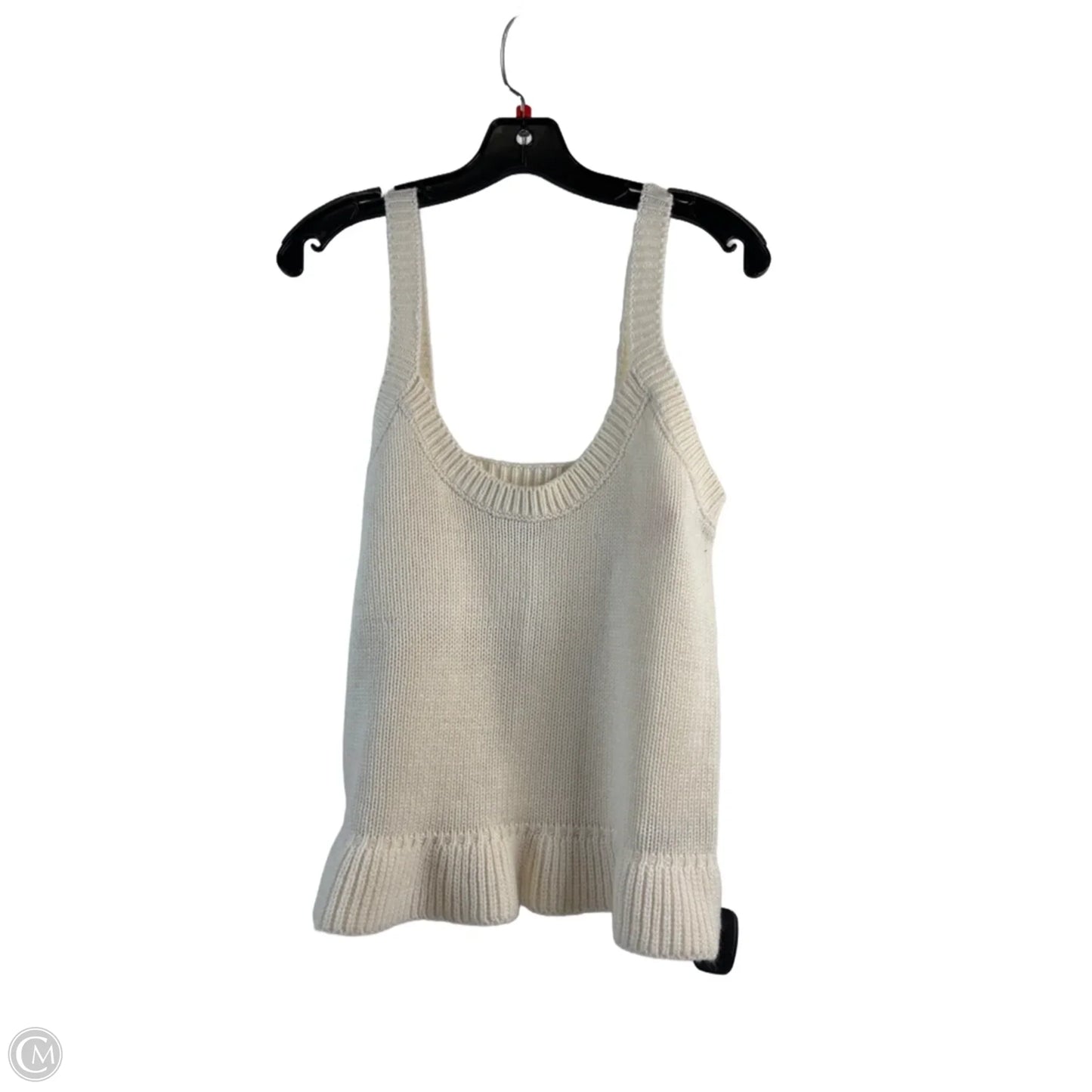 Tank Top By The Drop In Cream, Size: L