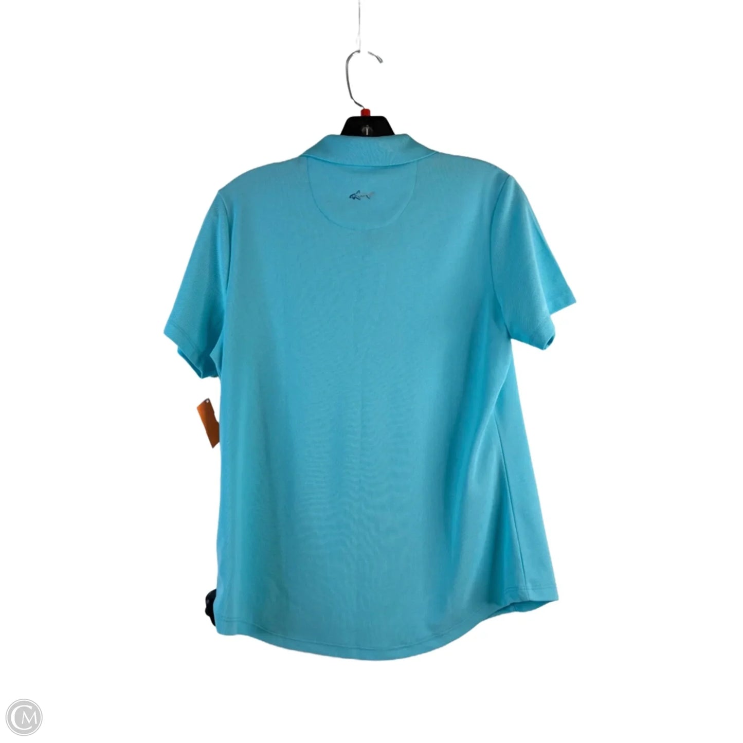 Top Short Sleeve Basic By Greg Norman In Blue, Size: L