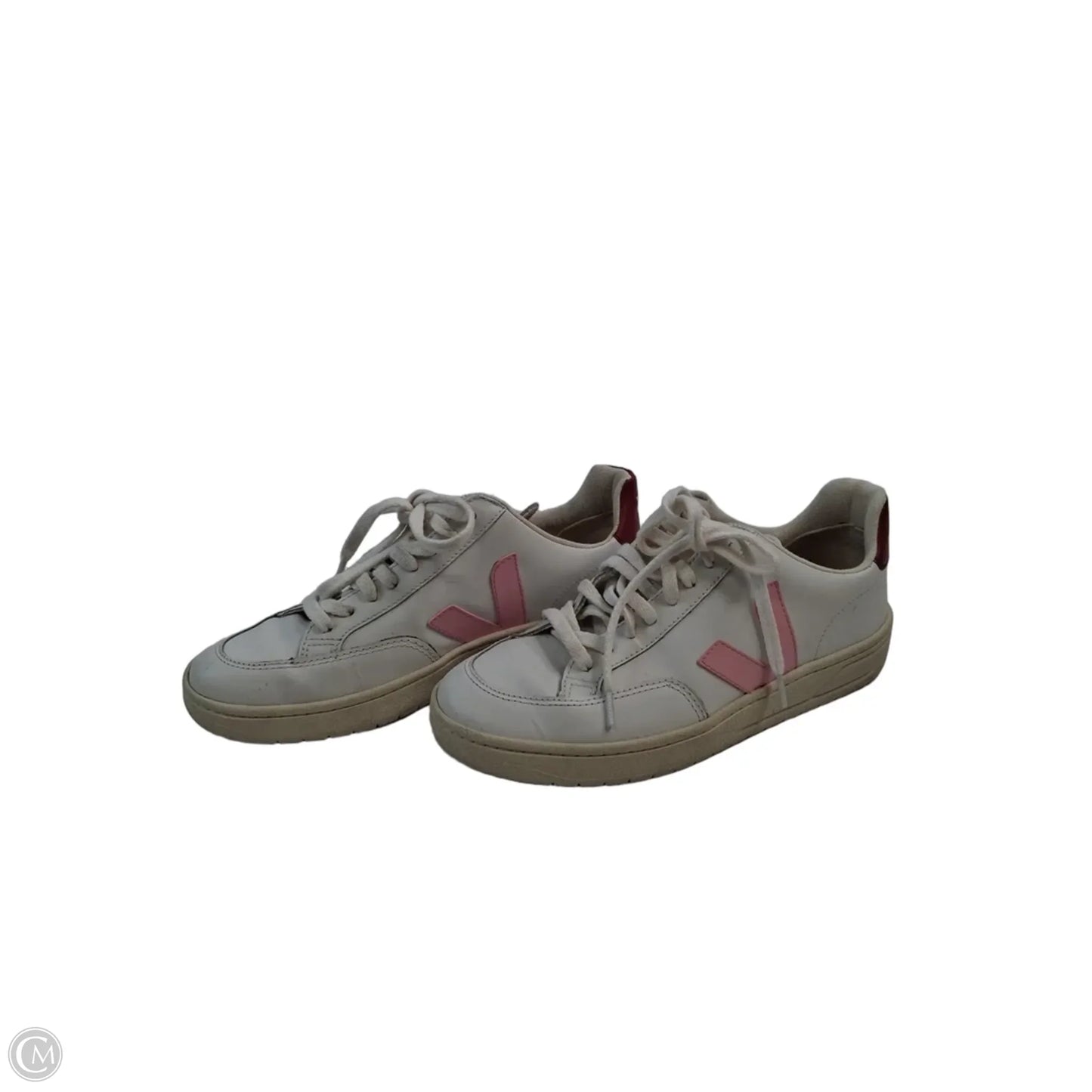 Shoes Sneakers By Veja In Pink & White, Size: 8