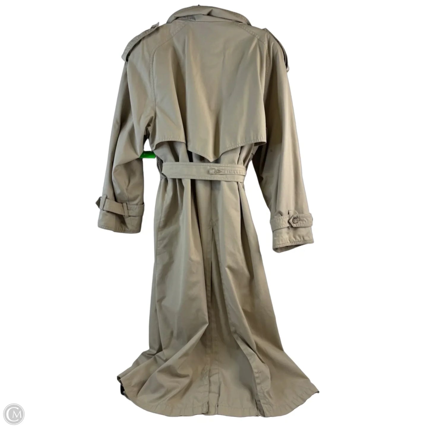 Coat Trench Coat By London Fog In Beige, Size: L