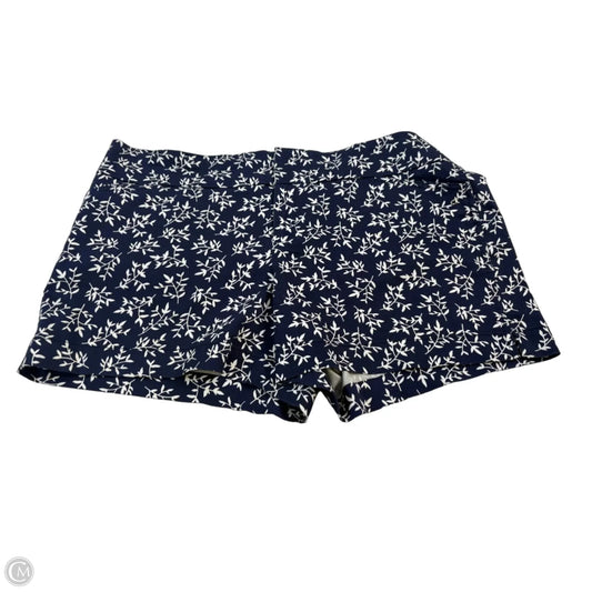 Shorts By Calvin Klein In Blue & White, Size: 14