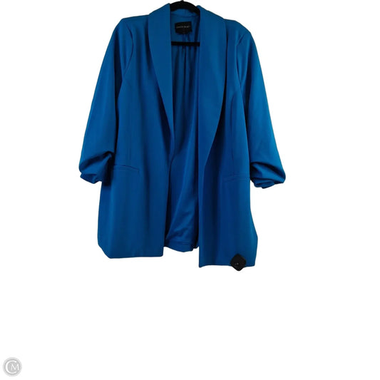Blazer By Clothes Mentor In Blue, Size: Xl