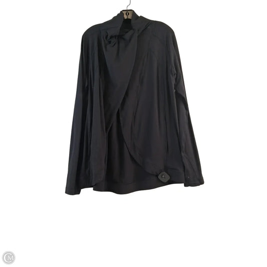 Athletic Jacket By Lululemon In Black, Size: L