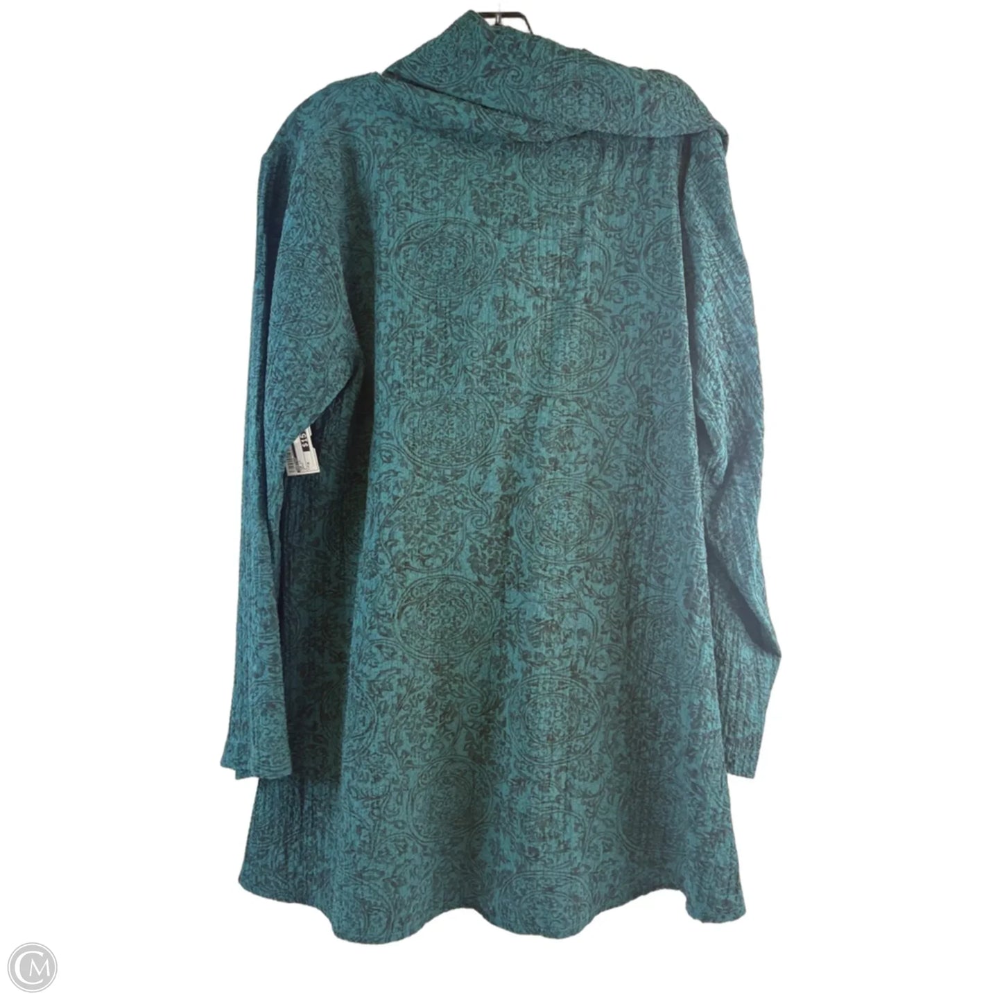 Top Long Sleeve By Habitat In Green, Size: M