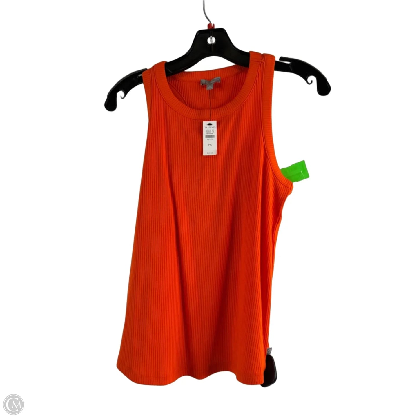 Tank Top By Talbots In Orange, Size: Sp