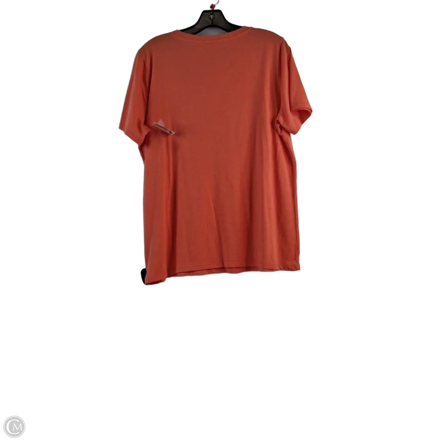 Top Short Sleeve Basic By Michael By Michael Kors In Orange, Size: L