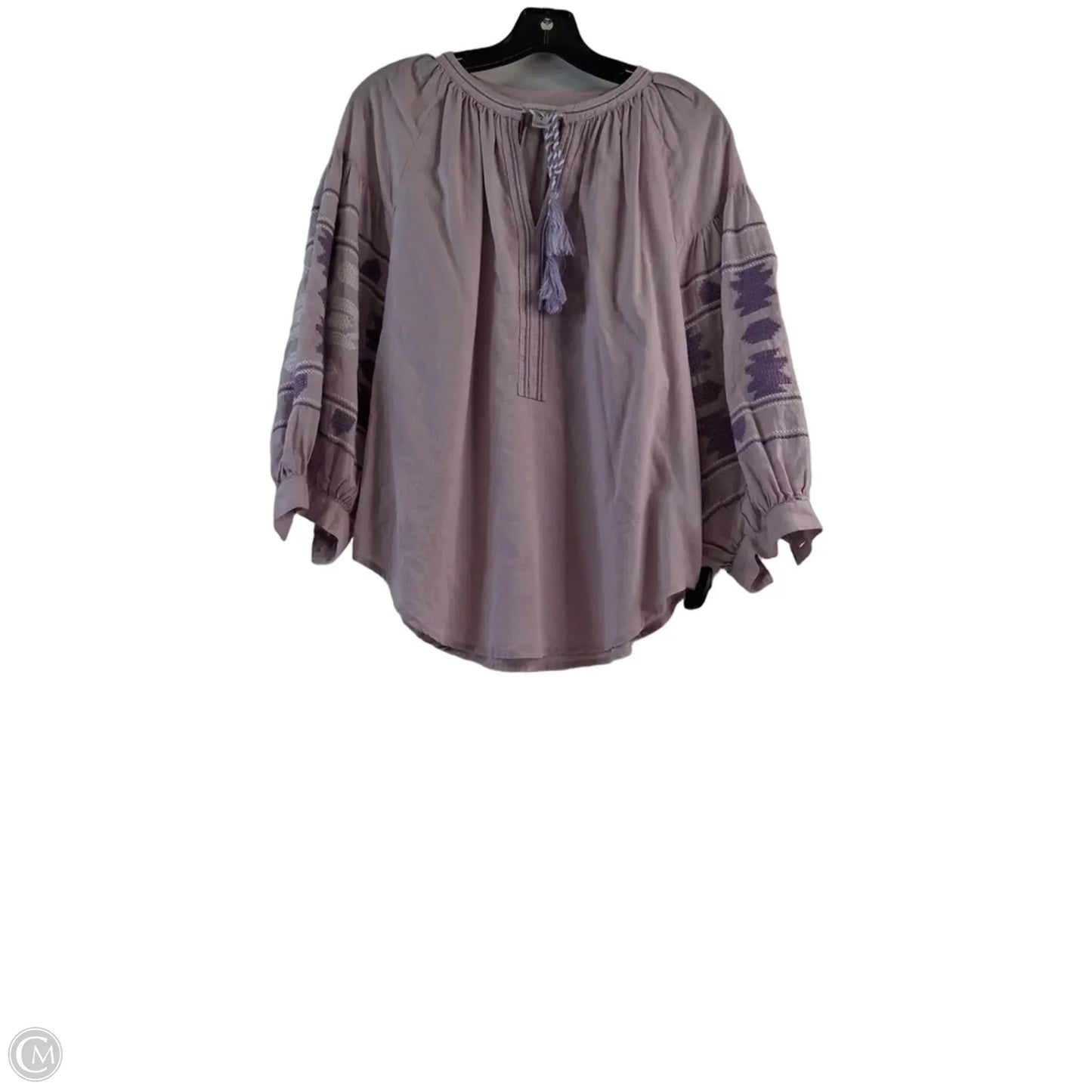 Top 3/4 Sleeve By Clothes Mentor In Purple, Size: S