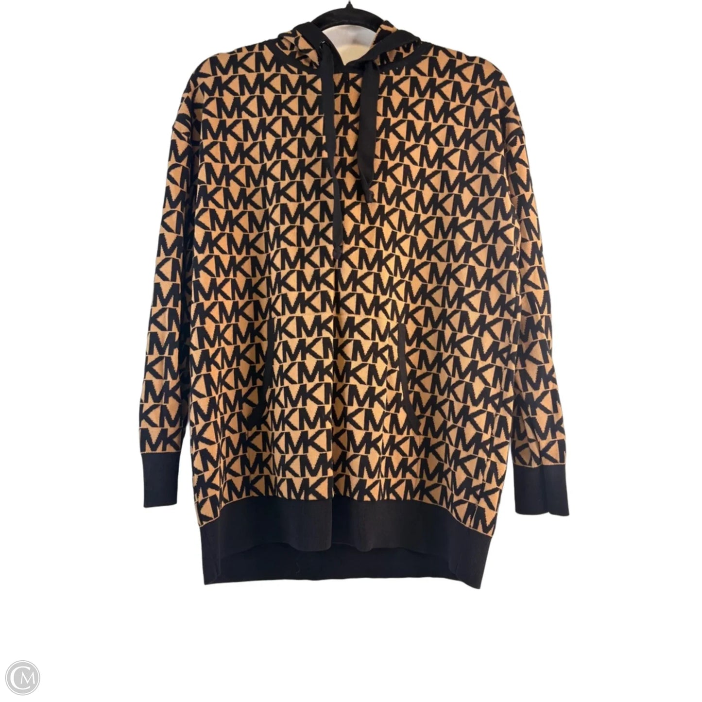 Sweater By Michael By Michael Kors In Black & Tan, Size: S