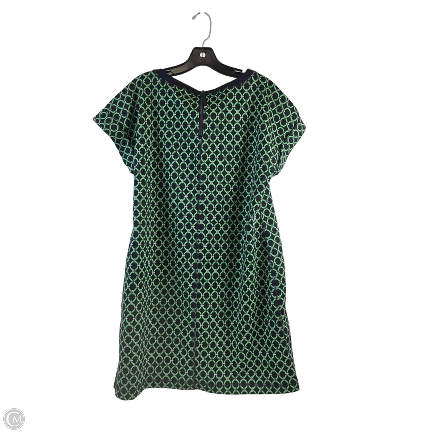 Dress Casual Midi By Talbots In Blue & Green, Size: M