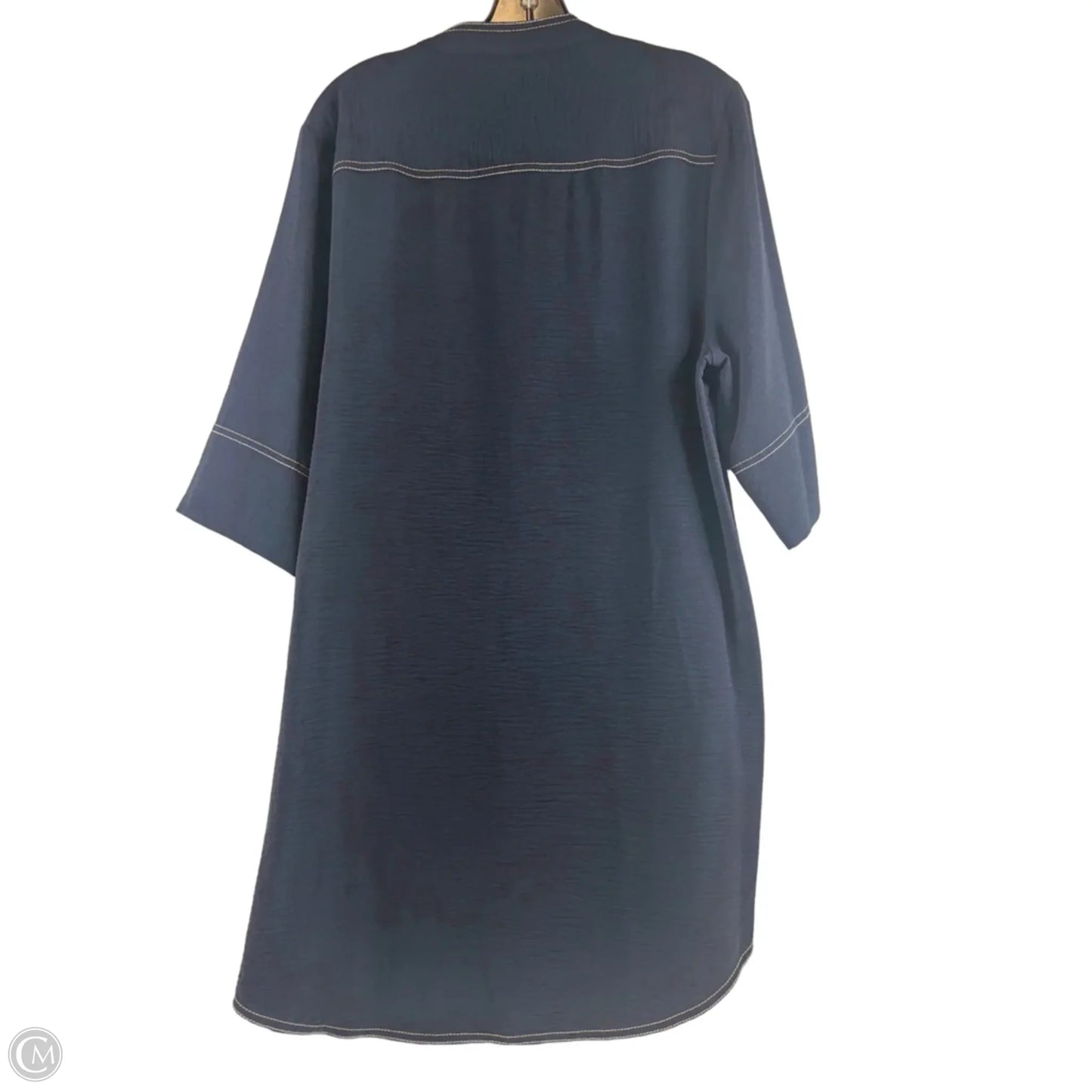 Dress Casual Midi By Tommy Hilfiger In Navy, Size: M