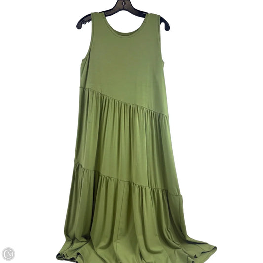 Dress Casual Maxi By Chicos In Green, Size: S