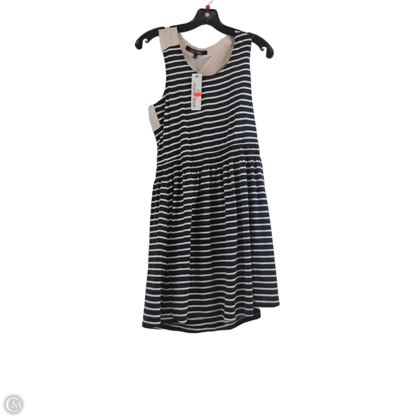 Dress Casual Midi By Ocean Drive In Striped Pattern, Size: M
