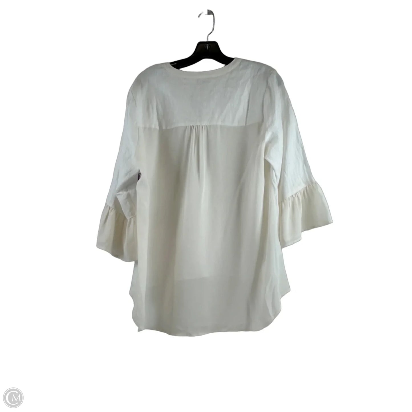 Top 3/4 Sleeve By Tommy Bahama In Cream, Size: S